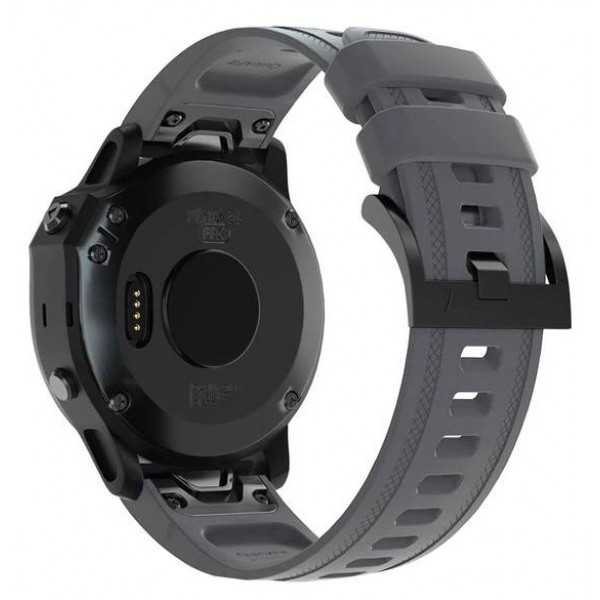 Фото - Ремінець для смарт-годинника ArmorStandart Silicone for Garmin 20mm Grey (ARM60812)