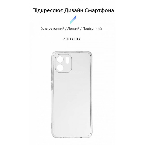 Фото - Чохол для смартфону Armorstandart Air Series for Xiaomi Redmi A1 Camera cover Transparent (ARM62823)