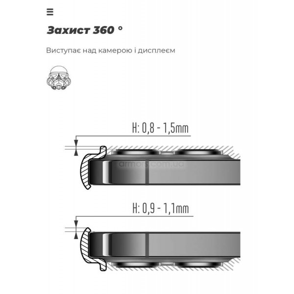 Фото - Чохол для смартфону Armorstandart Icon for Samsung Galaxy A04e SM-A042/M04 SM-M045/F04 SM-E045 Camera cover Dark Blue (ARM65142)