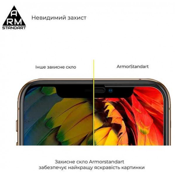 Фото - Захисне скло для смартфону Armorstandart Full Glue for Motorola G13 / G23 / G53 5G Black (ARM66138)