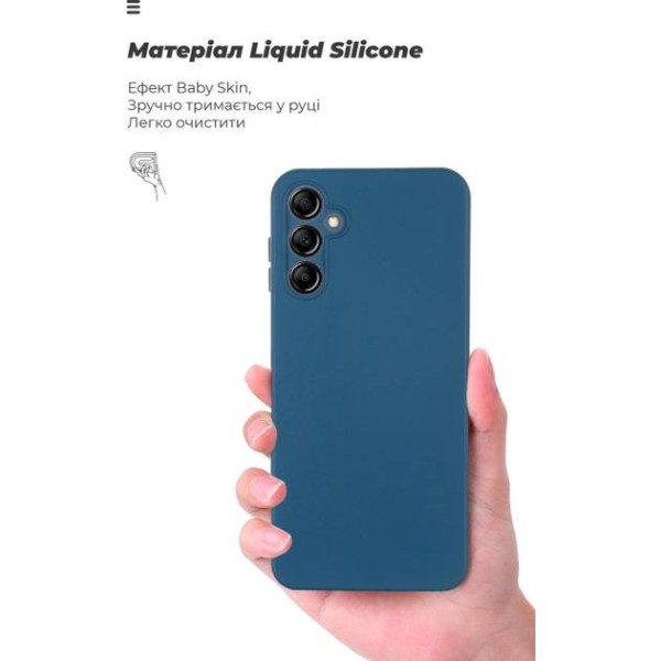 Фото - Чохол для смартфону Armorstandart Icon Case for Samsung A14 4G / A14 5G Camera cover Dark Blue (ARM66171)