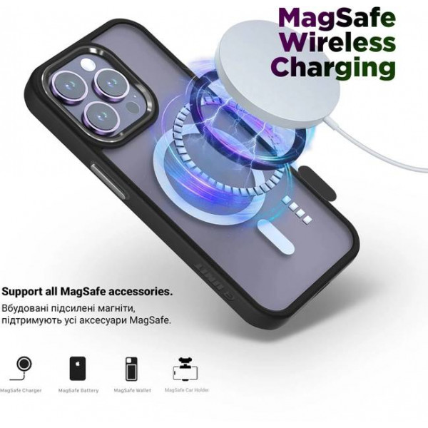 Фото - Чохол для смартфону Armorstandart Unit MagSafe for Apple iPhone 11 Black (ARM66929)