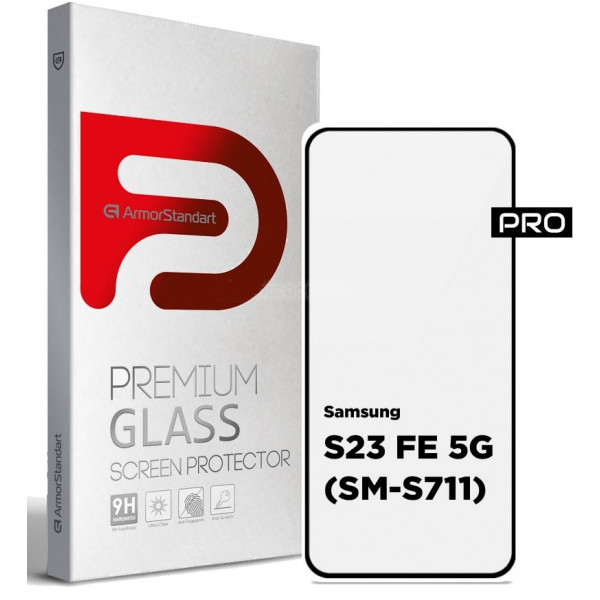 Фото - Захисне скло для смартфону Armorstandart Pro for Samsung S23FE 5G Black (ARM69576)