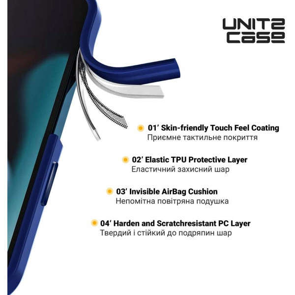 Фото - Чохол для смартфону Armorstandart UNIT2 for Apple iPhone 14 Pro Max Blue (ARM69960)