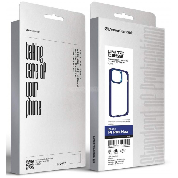 Фото - Чохол для смартфону Armorstandart UNIT2 for Apple iPhone 14 Pro Max Blue (ARM69960)