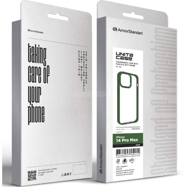 Фото - Чехол для смартфона Armorstandart UNIT2 for Apple iPhone 14 Pro Max Green (ARM69961)