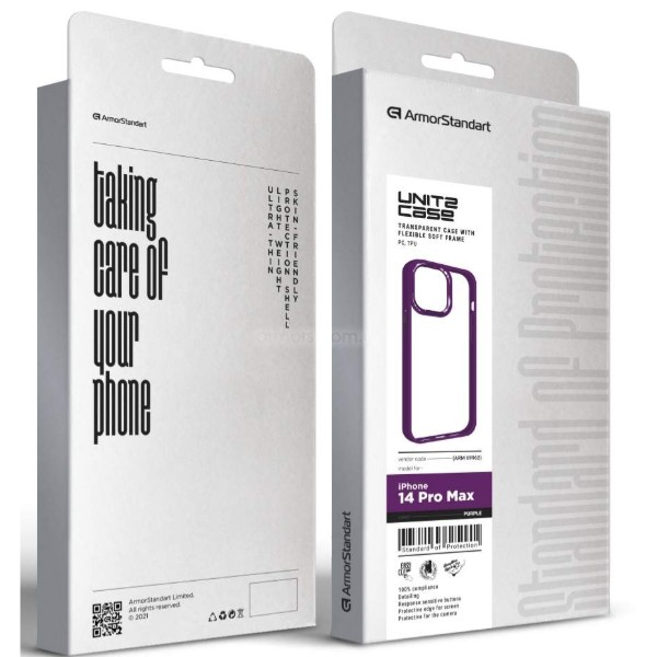 Фото - Чохол для смартфону Armorstandart UNIT2 for Apple iPhone 14 Pro Max Purple (ARM69962)