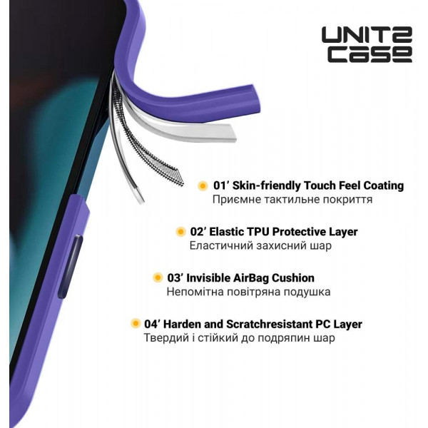 Фото - Чохол для смартфону Armorstandart UNIT2 for Apple iPhone 14 Pro Max Lavander (ARM69963)