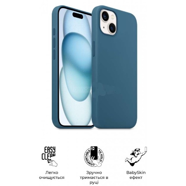 Фото - Чехол для смартфона Armorstandart Icon2 Case for Apple iPhone 15 Storm Blue (ARM70506)