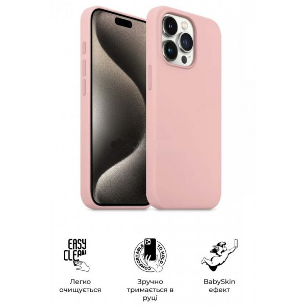 Фото - Чохол для смартфону Armorstandart Icon2 Case for Apple iPhone 15 Pro Max Light Pink (ARM70533)