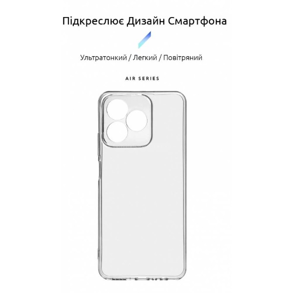 Фото - Чехол для смартфона Armorstandart Air Series for Realme C51 / C53 NFC Camera cover Transparent (ARM71019)