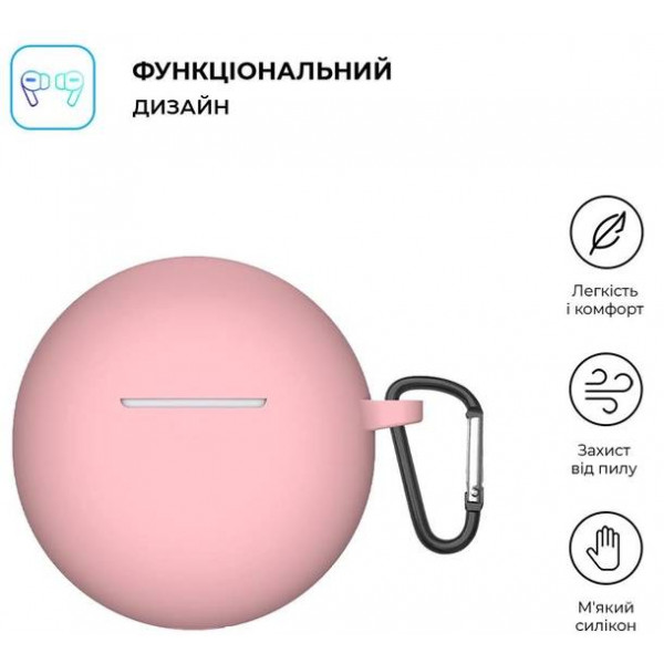 Фото - Чохол для навушників ArmorStandart Hang Case for OPPO Enco Buds 2 Pink (ARM71111)