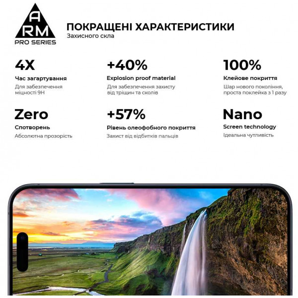 Фото - Захисне скло для смартфону Armorstandart Pro for Apple iPhone 15 Pro (ARM71484)