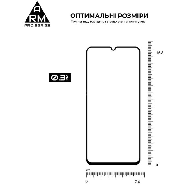 Фото - Захисне скло для смартфону Armorstandart Pro for Xiaomi Redmi 13C / Poco C65 Black (ARM73151)