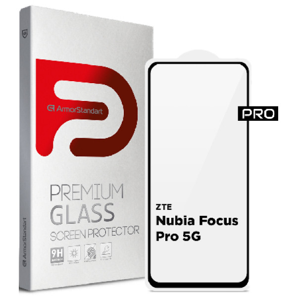 Фото - Захисне скло для смартфону Armorstandart Pro for ZTE Nubia Focus Pro 5G Black (ARM78908)