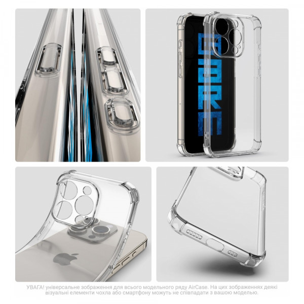 Фото - Чохол для смартфону Armorstandart Air Force for Apple iPhone 16 Pro Camera cover Clear (ARM78502)