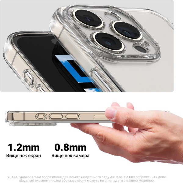 Фото - Чехол для смартфона Armorstandart Air for Infinix GT 20 Pro Camera cover Clear (ARM77779)