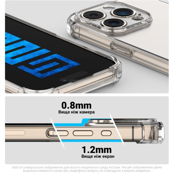 Фото - Чехол для смартфона Armorstandart Air Force for Xiaomi Redmi Note 14 Pro 4G Camera cover Clear (ARM79703)