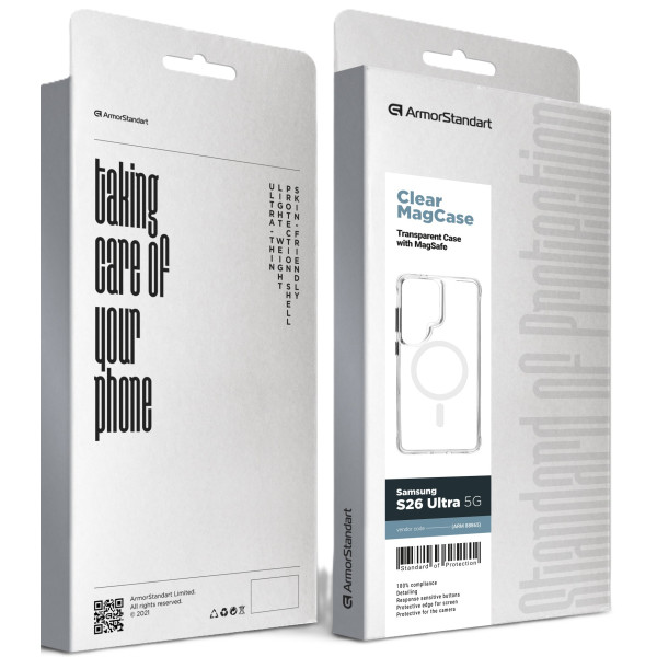 Фото - Чехол для смартфона Armorstandart Clear MagCase for Samsung S26 Ultra 5G Transparent (ARM88865)