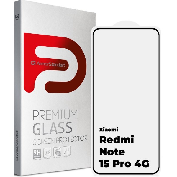 Фото - Защитное стекло для смартфона Armorstandart Edge Glue Curved for Xiaomi Redmi Note 15 Pro 4G (ARM90804) Фото - Защитное стекло для смартфона Armorstandart Edge Glue Curved for Xiaomi Redmi Note 15 Pro 4G (ARM90804)