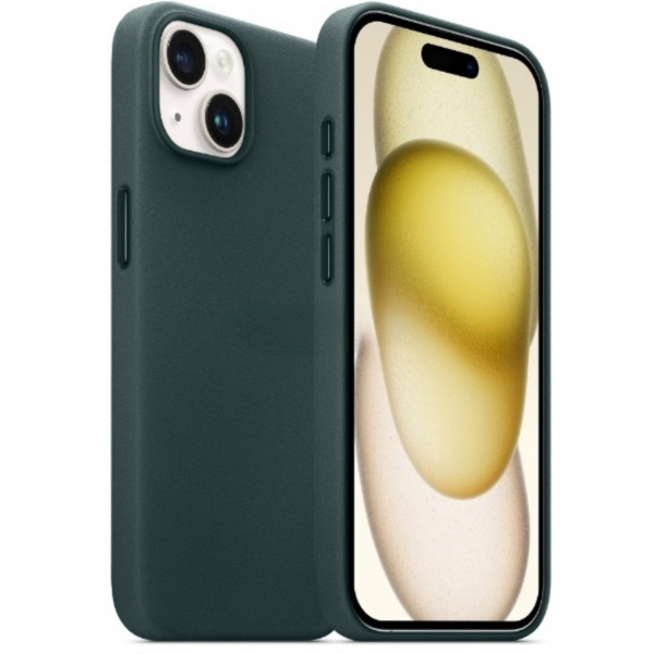 Фото - Чохол для смартфону Armorstandart FAKE Leather Case for Apple iPhone 15 Sequoia Green (ARM76291)
