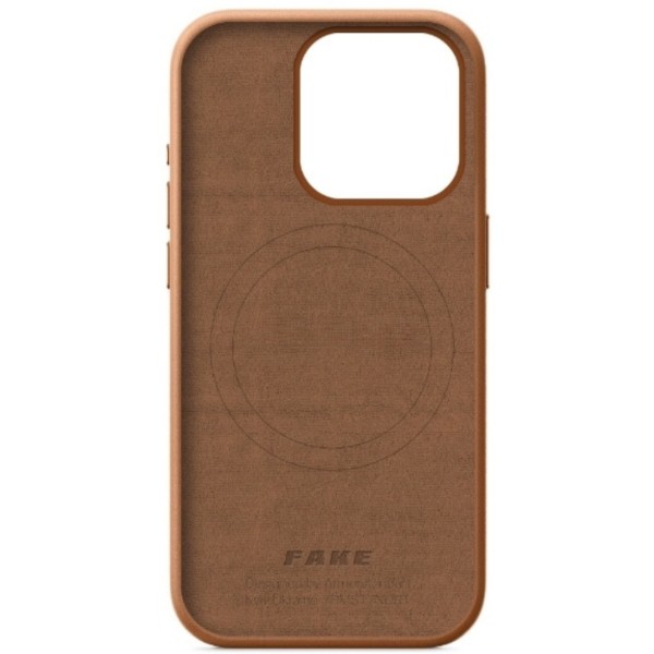 Фото - Чехол для смартфона Armorstandart FAKE Leather Case for Apple iPhone 15 Light Coffee (ARM76288)