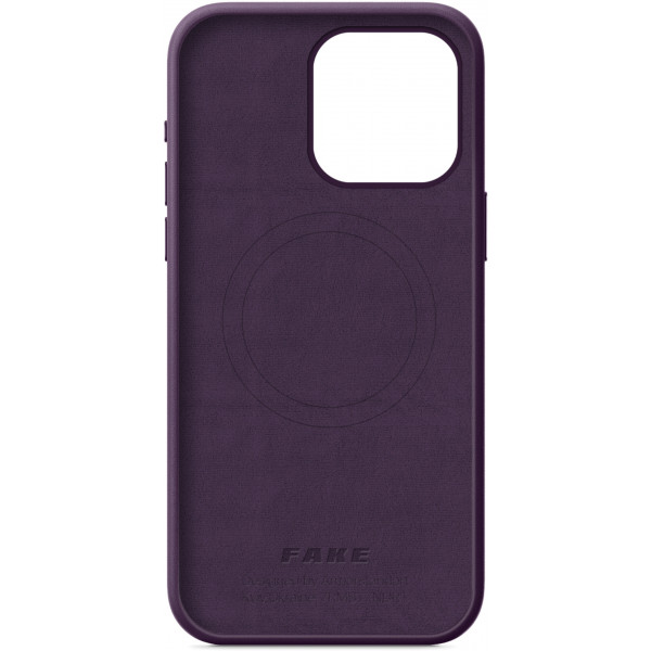 Фото - Чохол для смартфону Armorstandart FAKE Leather Case for Apple iPhone 15 Pro Max Deep Purple (ARM76308)