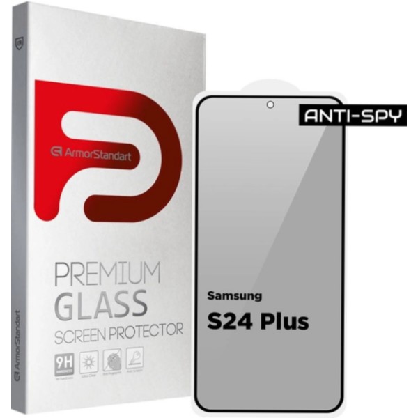 Фото - Захисне скло для смартфону Armorstandart FG Anti Spy for Samsung S24 Plus Black (ARM75394)