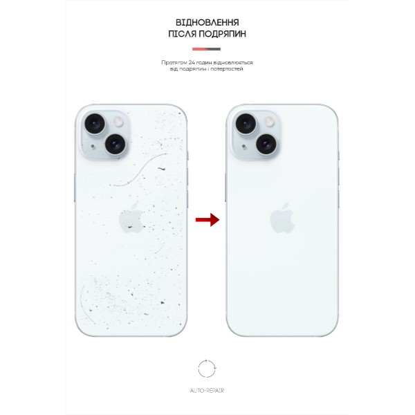 Фото - Защитная пленка для смартфона Armorstandart на заднюю панель for Apple iPhone 15 Carbone Transparent (ARM71898)