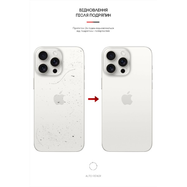 Фото - Защитная пленка для смартфона Armorstandart на заднюю панель for Apple iPhone 15 Pro Carbone Transparent (ARM71906)
