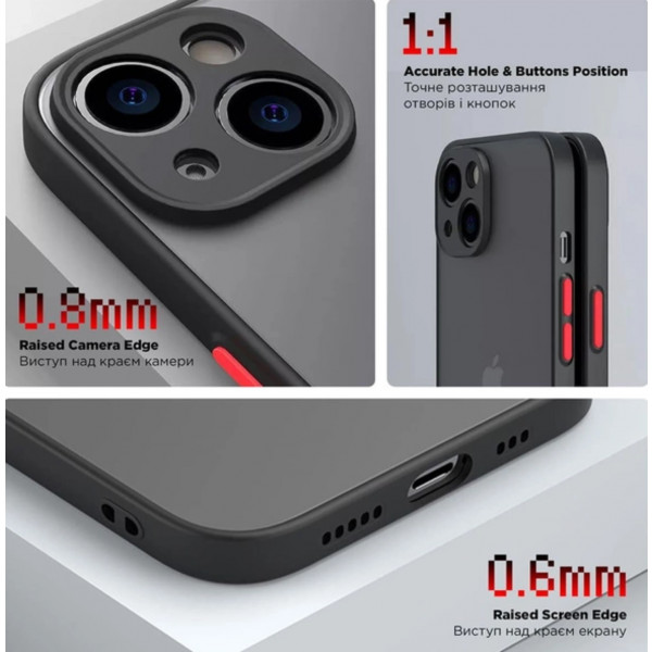 Фото - Чохол для смартфону Armorstandart Frosted Matte for Xiaomi Poco X6 Pro 5G Black (ARM73371)