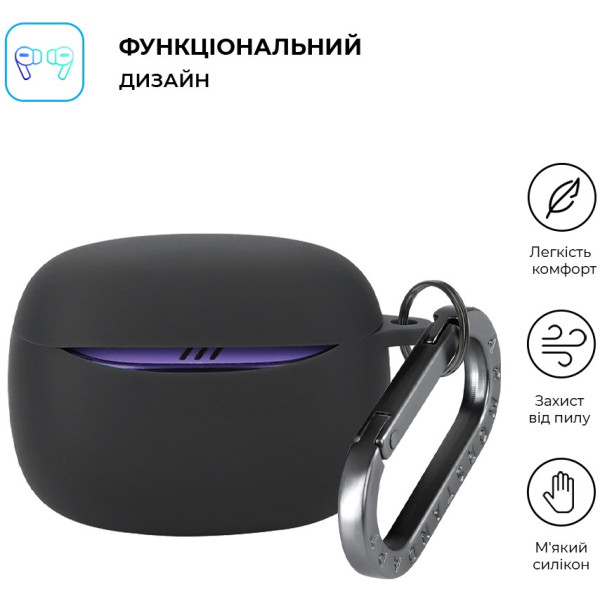 Фото - Чохол для навушників Armorstandart Hang Case for JBL Tune Buds 2 Black (ARM90998)