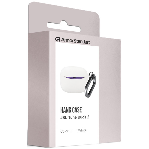 Фото - Чохол для навушників Armorstandart Hang Case for JBL Tune Buds 2 White (ARM90999)