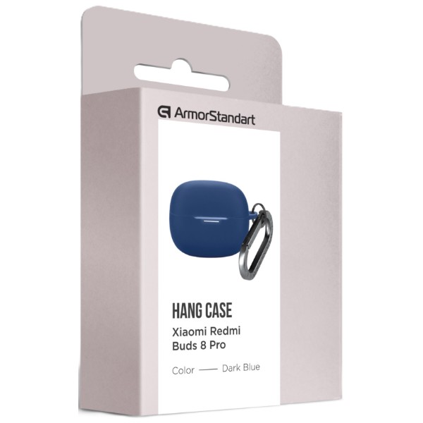Фото - Чехол для наушников Armorstandart Hang Case for Xiaomi Redmi Buds 8 Pro Dark Blue (ARM91109)