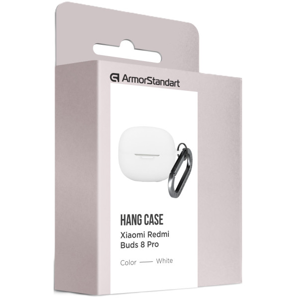 Фото - Чехол для наушников Armorstandart Hang Case for Xiaomi Redmi Buds 8 Pro White (ARM91110)
