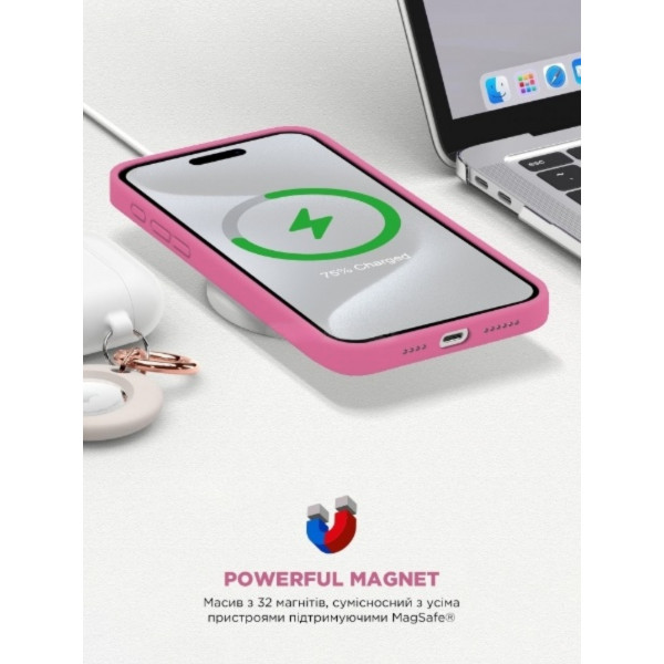 Фото - Чохол для смартфону Armorstandart ICON2 MagSafe for Apple iPhone 15 Pro Pink (ARM77005)