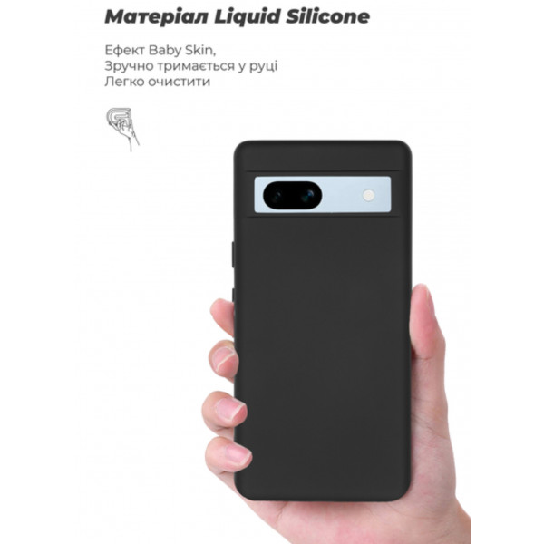 Фото - Чохол для смартфону Armorstandart Icon for Google Pixel 7a Black (ARM70910)