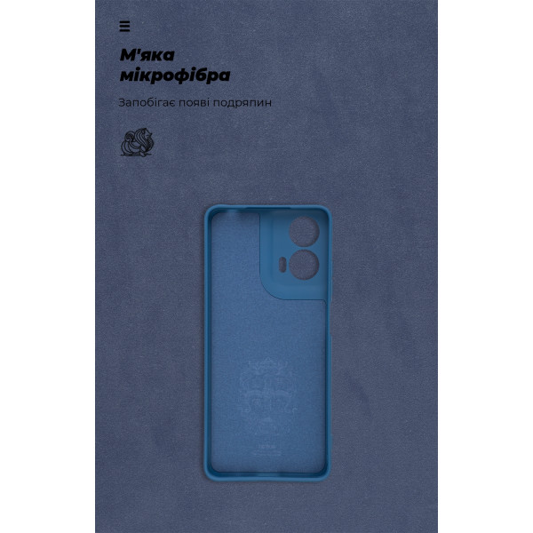 Фото - Чохол для смартфону Armorstandart ICON for Motorola G24 Power Camera cover Blue (ARM73883)