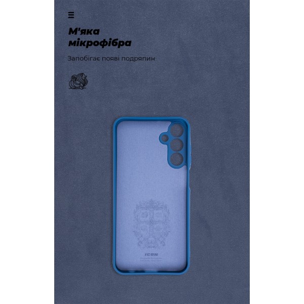 Фото - Чохол для смартфону Armorstandart Icon for Samsung A15 4G (A155) / A15 5G Camera cover Dark Blue (ARM76387)