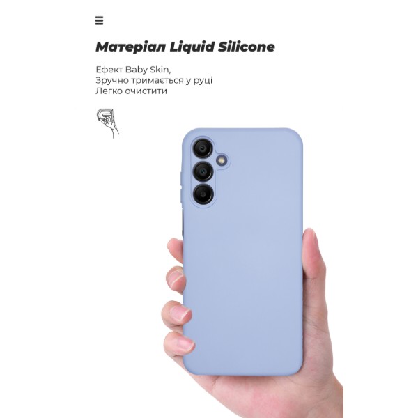 Фото - Чохол для смартфону Armorstandart ICON for Samsung A15 4G (A155)/A15 5G Camera cover Lavender (ARM81461)