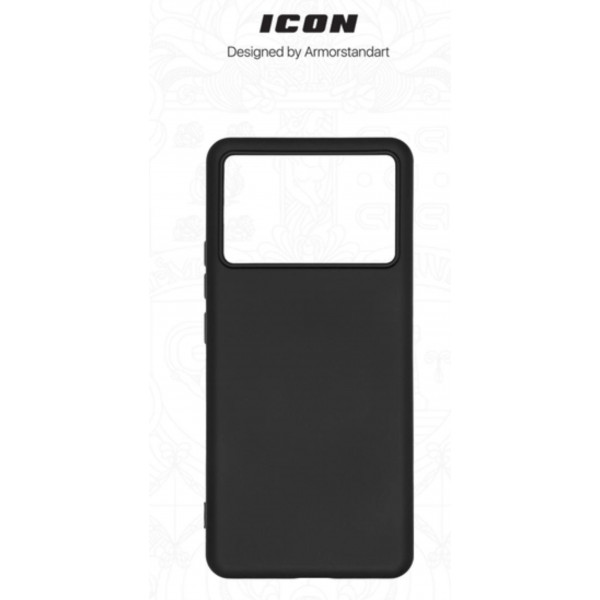 Фото - Чехол для смартфона Armorstandart Icon for Xiaomi Poco X6 Pro 5G Black (ARM73365)