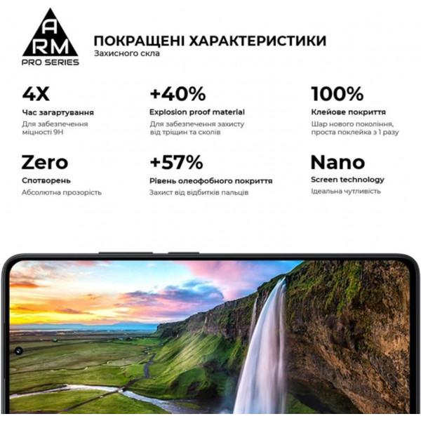 Фото - Захисне скло для смартфону Armorstandart Pro for Xiaomi Redmi Note 13 Pro 4G Black (ARM73387)