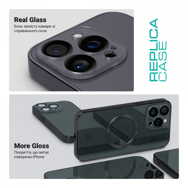 Фото - Чохол для смартфону
 Armorstandart Replica for Apple iPhone 13 Pro Titanium Grey (ARM76194)
