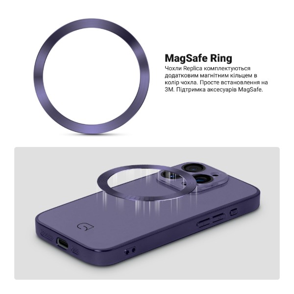 Фото - Чехол для смартфона Armorstandart Replica for Apple iPhone 14 Pro Max Dark Purple (ARM76208)