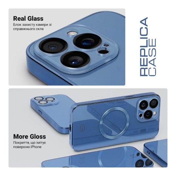 Фото - Чохол для смартфону Armorstandart Replica for Apple iPhone 15 Pro Light Blue (ARM76233)
