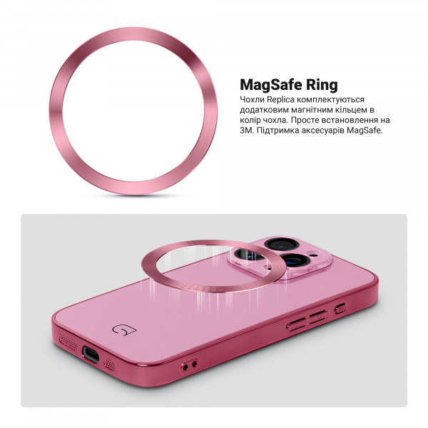 Фото - Чехол для смартфона Armorstandart Replica for Apple iPhone 15 Pro Pink (ARM76245)