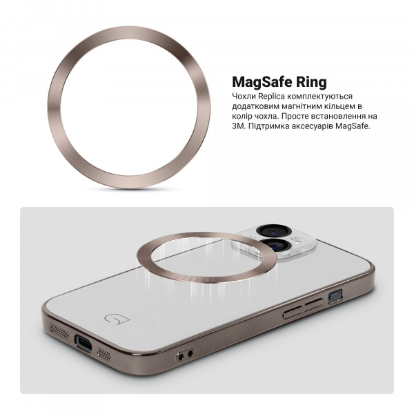 Фото - Чохол для смартфону Armorstandart Replica for Apple iPhone 15 White (ARM76227)