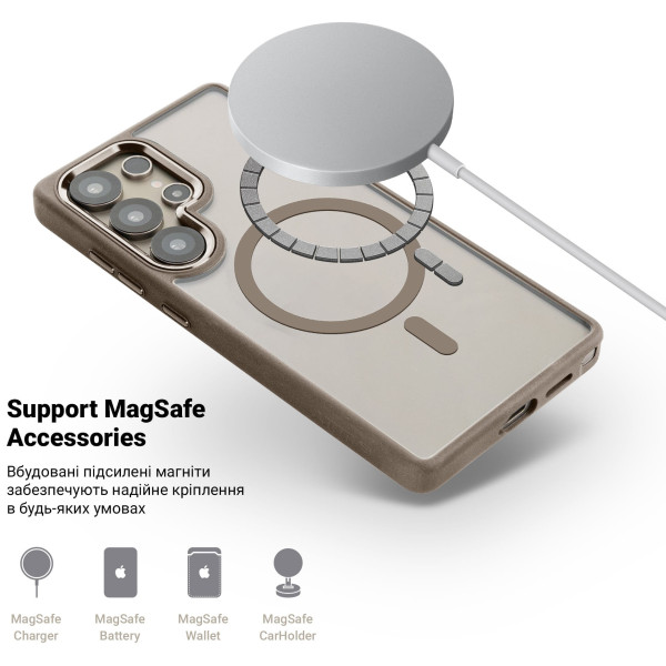 Фото - Чохол для смартфону Armorstandart Unit MagCase for Samsung S26 Ultra 5G Titanium Grey (ARM88840)