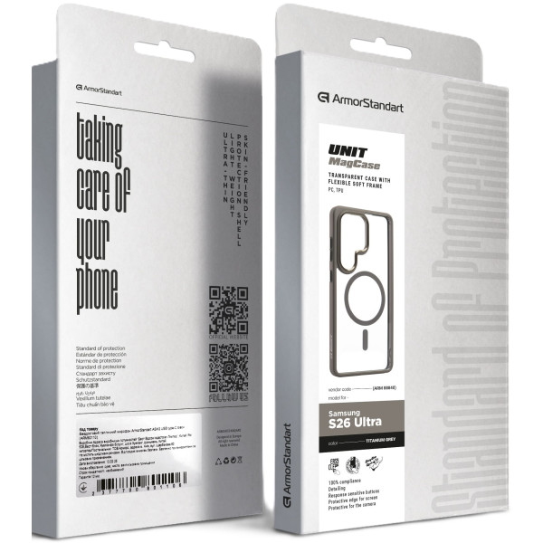Фото - Чохол для смартфону Armorstandart Unit MagCase for Samsung S26 Ultra 5G Titanium Grey (ARM88840)
