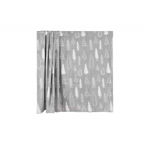 Фото - Плед полуторний Ardesto Flannel, 160х200 см Ялинки (ART0110PB)